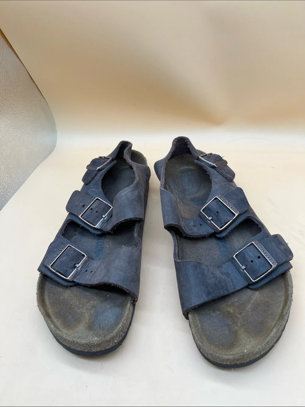 Birkenstock Men's Milano Oiled Leather Brown/Habana Sandals US 9(42EU)